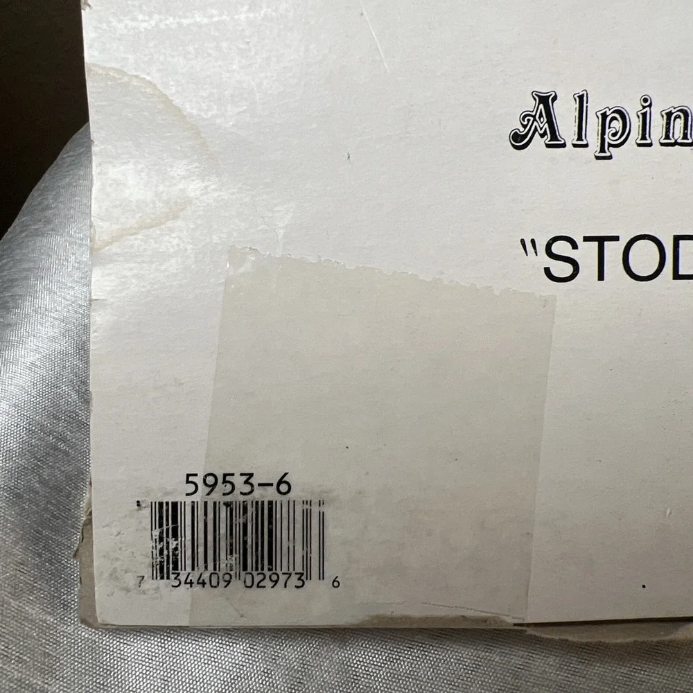 Vtg 1988 Dept 56 Alpine Village Series Stoder Grist Mill #5953 Heritage Village